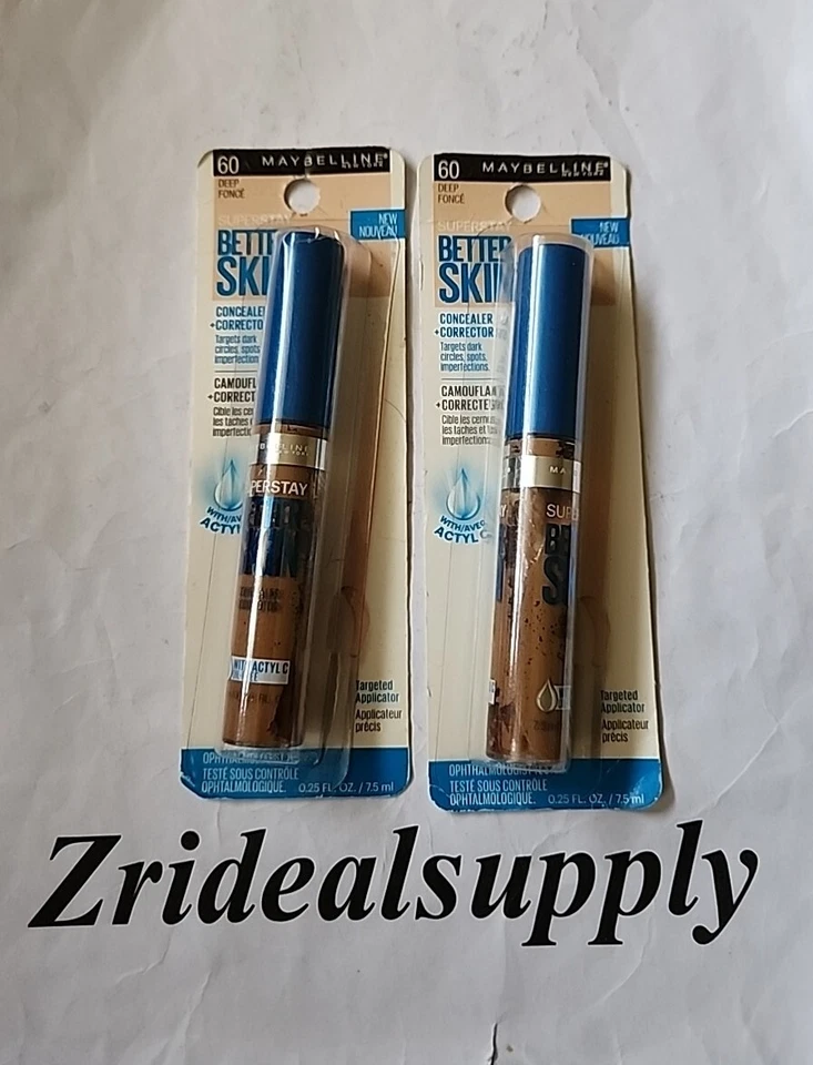 4 Maybelline Superstay Better Skin Concealer Corrector 60 Deep