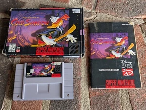 Maui Mallard Cold Shadow Super Nintendo SNES Complete CIB Tested & Working - Picture 1 of 10