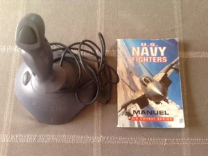ANCIEN WINGMAN JOYSTICK - LOGITECH + MANUEL U.S NAVY FIGHTERS 1994 - Photo 1/6