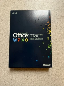 MS Microsoft Office MAC 2011 Home and Business Full Retail English Box Version - Photo 1/4