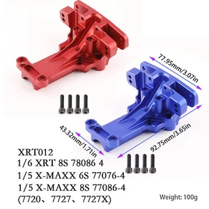 Aluminum Front Gearbox Cover for TRAXXA 1/5 X-MAXX 6S 8S 1/6 XRT RC Car Model - Picture 1 of 5
