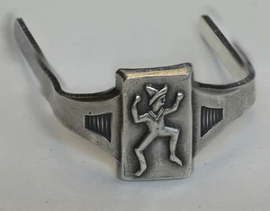 Brownie Scout Ring Sterling Silver Robbins Co Not Yet Sized 1940's - Picture 1 of 4