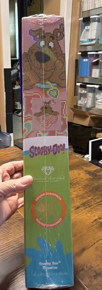 Diamond Art Club Scooby-Doo Valentine 13" X 15" All Inclusive Kit, New in Box. - Image 1 of 4