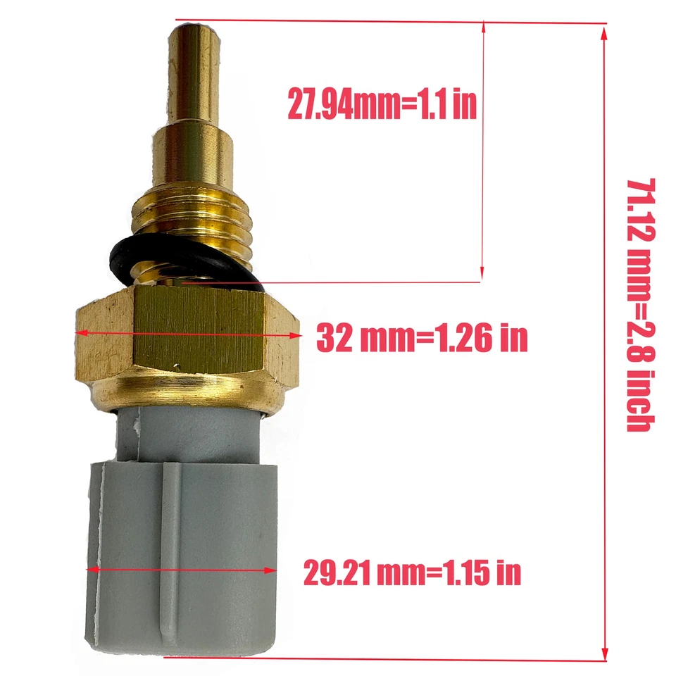 Thermostat Temperature Sensor For Honda CBR600F4 CBR600RR CBR600RA 37870-KRJ-901 Foto 1 de 4