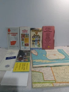 8pcs Vintage Maps - Picture 1 of 6