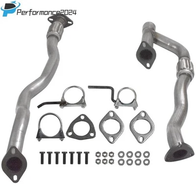 Convertidor Cat tubo en Y de 3,2 L para Jeep Cherokee 2014-2018 con Flex - acero inoxidable Foto 1 de 4