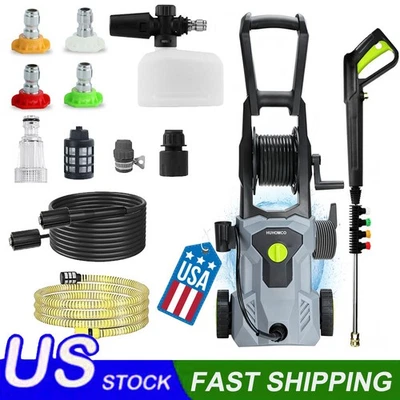 Lavadora a presión eléctrica de 4000 PSI Lavadora de alta presión Lavadora portátil Foto 1 de 4