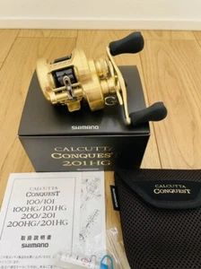 Shimano 21 CALCUTTA CONQUEST 201HG Left 6.5 Casting Reel Brand New - Picture 1 of 1