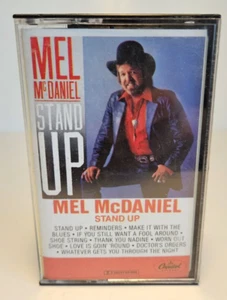 Mel McDaniel Stand Up Country Music Cassette Tape 1985 - Picture 1 of 3