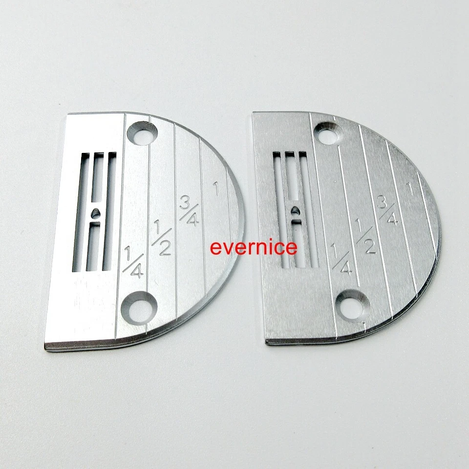INDUSTRIAL SEWING MACHINE NEEDLE PLATE E Type for BROTHER,JUKI,SINGER 2 PCS - Image 1 of 1