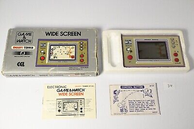 Vintage Boxed Nintendo Game And Watch Snoopy Tennis CGL Game 1982