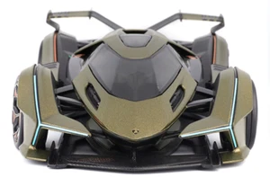 Lamborghini 1:18Race Car12Custom Built Concept Metal Body Model Carousel Green24 - Picture 1 of 24