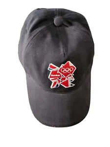 Adidas London 2012 Olympic Games Hat Cap Black Embroidered Adjustable - Picture 1 of 4