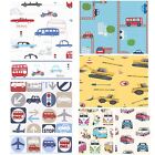 TRANSPORT AND VEHICLES THEMED WALLPAPER & BORDERS BEDROOM FEATURE WALL DECOR