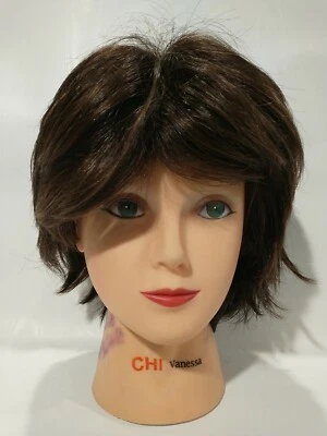 Rene of Paris COCO оригинальный дизайн короткий Shag женщин женщины парик кофе латте Rar - Изображение 1 из 4