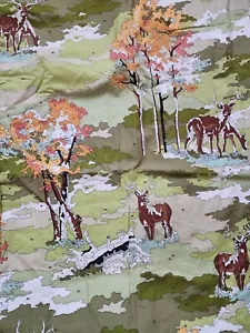 MODA FABRIC LUSH UPTOWN 26045 BY ERIN MICHAEL 100% COTTON 2 YARDS DEER GREEN - Picture 1 of 6