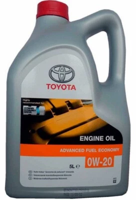 OLIO MOTORE ORIGINALE TOYOTA 0W20 5 LITRI API SN E ILSAC GF-5