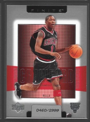 2003-04 Upper Deck Finite - Jamal Crawford #15/2999 Chicago Bulls SP  Foto 1 de 2