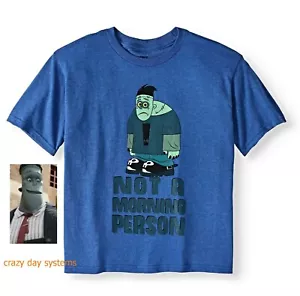 Hotel Transylvania Frankenstein T-Shirt Kid's Size 4 New Short Sleeves Blue - Picture 1 of 4