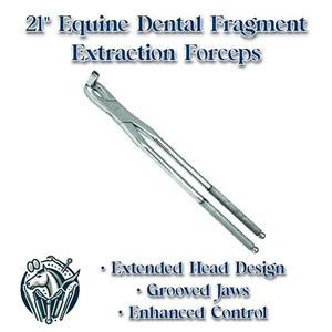 21'' Equine Dental Fragment Extraction Forceps – Durable Veterinary Tool - Picture 1 of 2