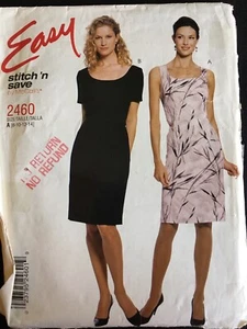 Pattern Stitch ’n save 2460, misses’ dresses, sheath, sleeve or sleeveless - Picture 1 of 2