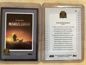 Carta TOPPS LUCASFILM 2021 50 ANNIVERSARIO STAR WARS IL MANDALORIANO STAGIONE 1 rara - Foto 1 di 4