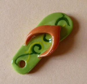 Fève Les Tongs Pendentifs - 2011 - Une Tong - Picture 1 of 1