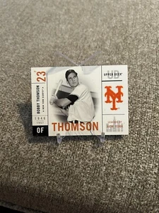 2001 Upper Deck Legends Of New York #32 Bobby Thompson GIANTS - Picture 1 of 2
