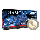 Microflex MF300L Diamond Grip Large Disposable Latex Gloves -100pk