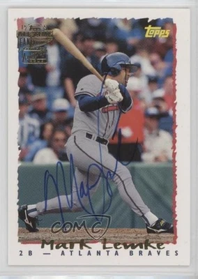 2005 Topps All-Time Fan Favorites Auto Mark Lemke #FFA-MLE Auto - Image 1 of 2
