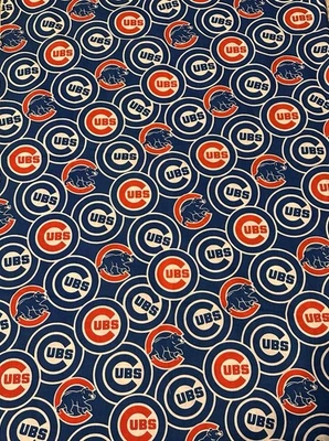 Chicago Cubs Fabric - Image 1 of 4