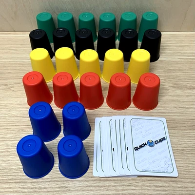 Piezas de repuesto Quick Cups - 26 tazas de colores y 21 cartas (juego Spin Master) Foto 1 de 4