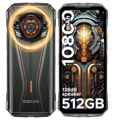 DOOGEE SPUNK Pro Android14 6,6" Robuste Smartphone 20GB+512GB 10800mAh Handy NFC - Bild 1 von 4