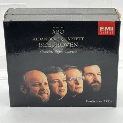 Beethoven: Complete String Qts by Alban Berg Quartett (7CD, 1997) VG to VG+ Foto 1 de 4