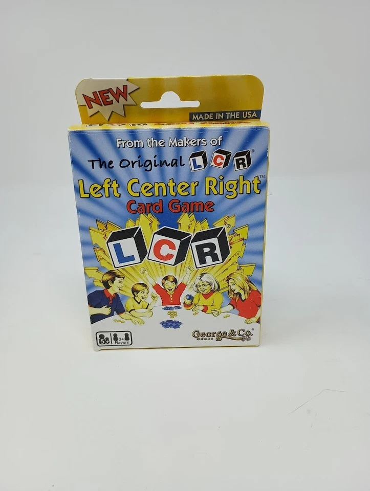 LCR® 左中右纸牌游戏 — 第 1/1 张图片