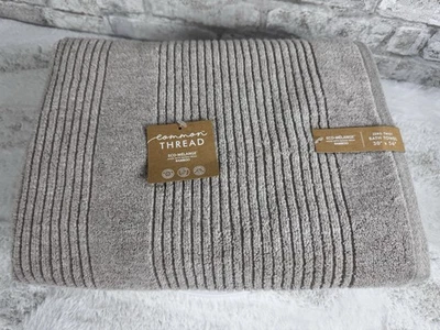 Toalla de baño Common Thread Eco-Melange 30" x 56” algodón Zero Twist bambú beige Foto 1 de 4