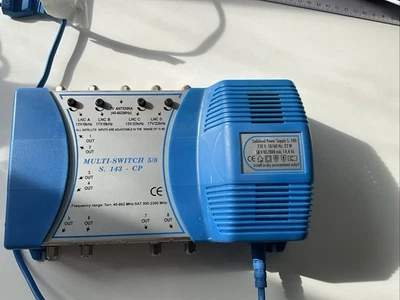 Sat Multiswitch 5 / 8 mit integriertem Netzteil Model S .143-CP - Bild 1 von 3