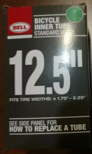 Bell Kid's bike inner tube 12.5" x 1.75-2.25" Bicycle Kids Bike NEW - Picture 1 of 3