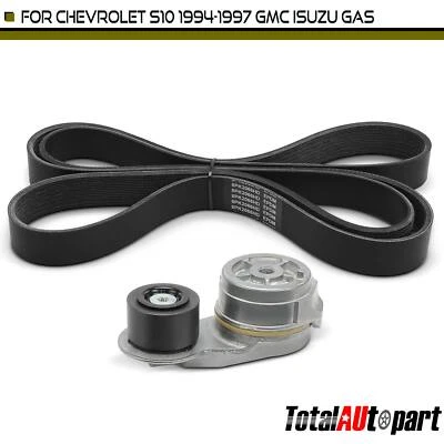 2x Serpentine Belt Drive Component Kit for Chevrolet S10 GMC Sonoma 94-97 Isuzu - Image 1 of 4
