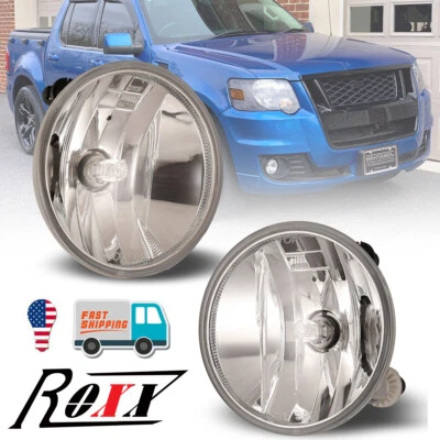 For 2008-2010 Ford Explorer Sport Trac Fog lights Bumper Lamps Replacement Pair - Image 1 of 4
