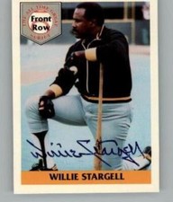 1992 Front Row All Time Great Autograph Willie Stargell AUTO Pittsburgh Pirates