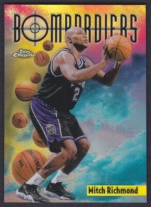 1998-99 TOPPS CHROME SEASON'S BEST BOMBARDIERS MITCH RICHMOND SACRAMENTO KINGS