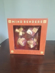 Mind Benders Solid Wood Game Pack - Picture 1 of 9