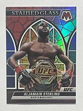 2023 Panini Chronicles Mosaic UFC Aljamain Sterling Stained Glass SSP