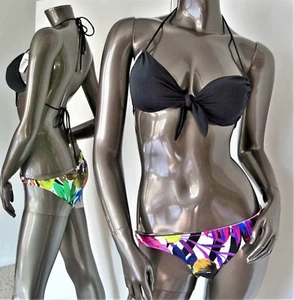 NWT-MILLY CABANA ST. LUCIA MULTI-COLOR FLORAL PRINT BIKINI BOTTOM SZ-S MSP$90 - Picture 1 of 12