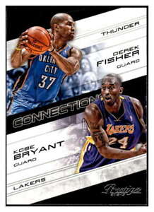 KOBE BRYANT/DEREK FISHER 2012-13 Panini Prestige Connections #18 Lakers ID:58907