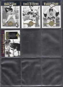 2001 Upper Deck Hall of Famers Braves Team set, 4 cards, nrmt Aaron - Picture 1 of 1