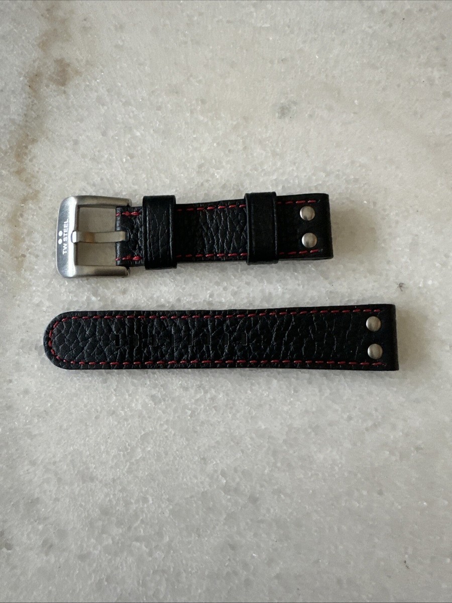 INEOUT Cinturini For Orologi In Vera Pelle Di Vitello Compatibili Con Cinturini For Orologi Diesel Da - Foto 2