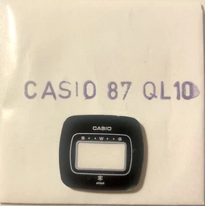 Nos New Casio 87 QL10 Plexi Glas Mineral Kristall Vintage Uhren Uhr Old Lager - Bild 1 von 1