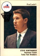 1989-90 ProCards CBA #152 Tulsa Fast Breakers Steve Bontranger Assistant Coach 